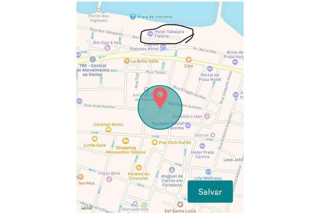 507 Lindo Flat Mobiliado Na Praia De Iracema Fortaleza  Ngoại thất bức ảnh